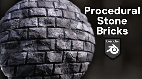 Procedural Stone Bricks - Blender shaders