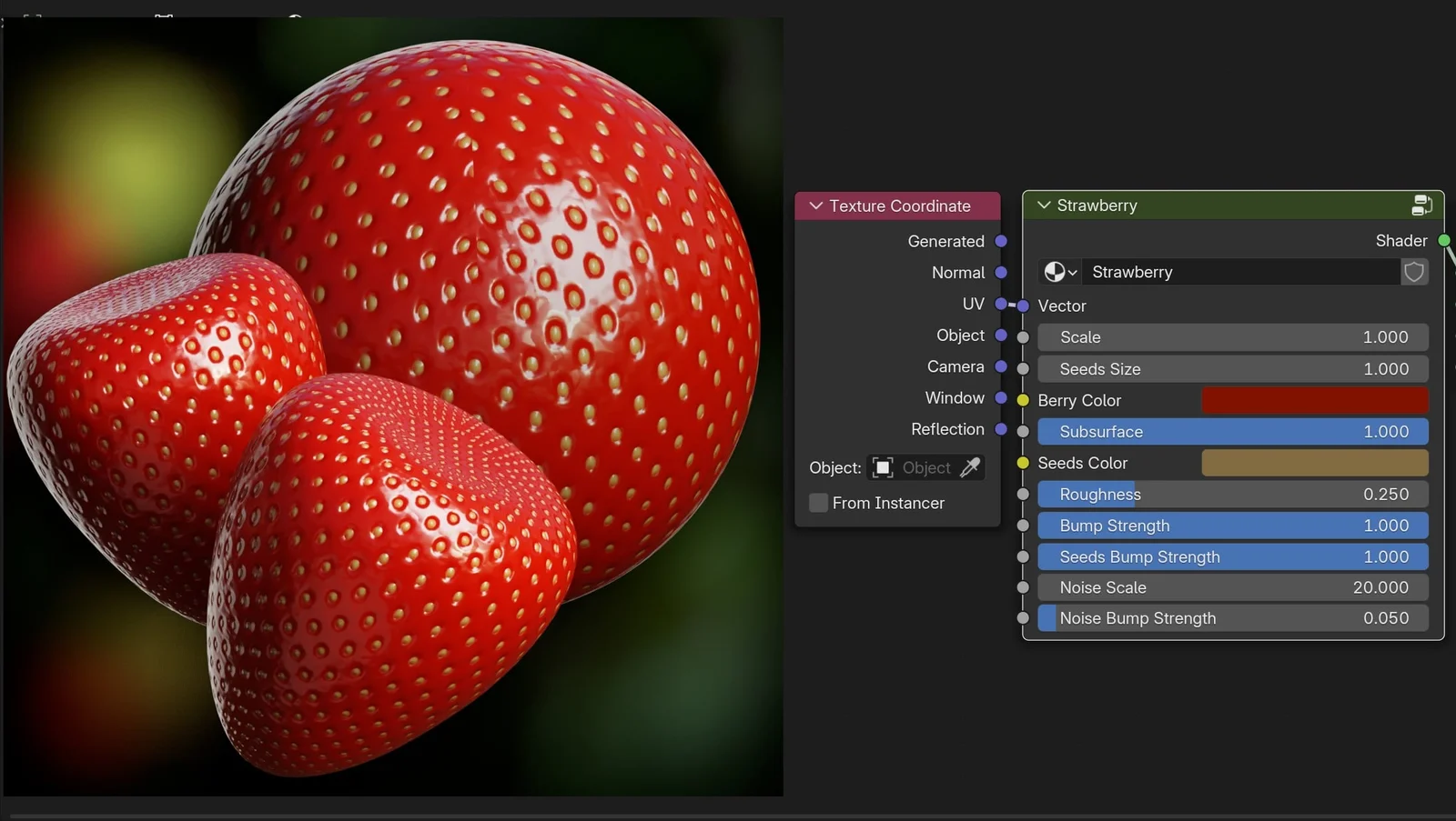 Procedural Strawberry Material screenshot 2