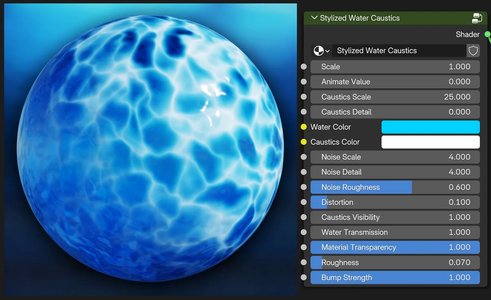 Stylized Water Caustics screenshot 2
