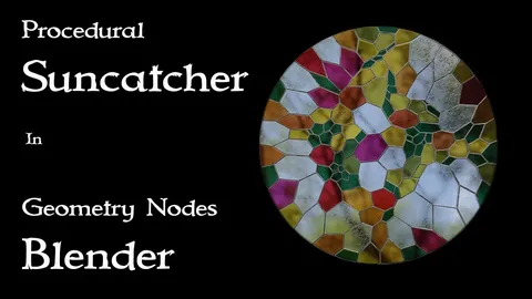Procedural Suncatcher - Blender geometry nodes