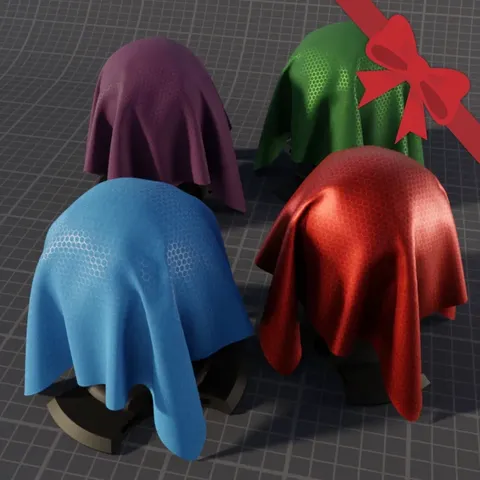 Procedural Superhero Fabric - Blender shaders