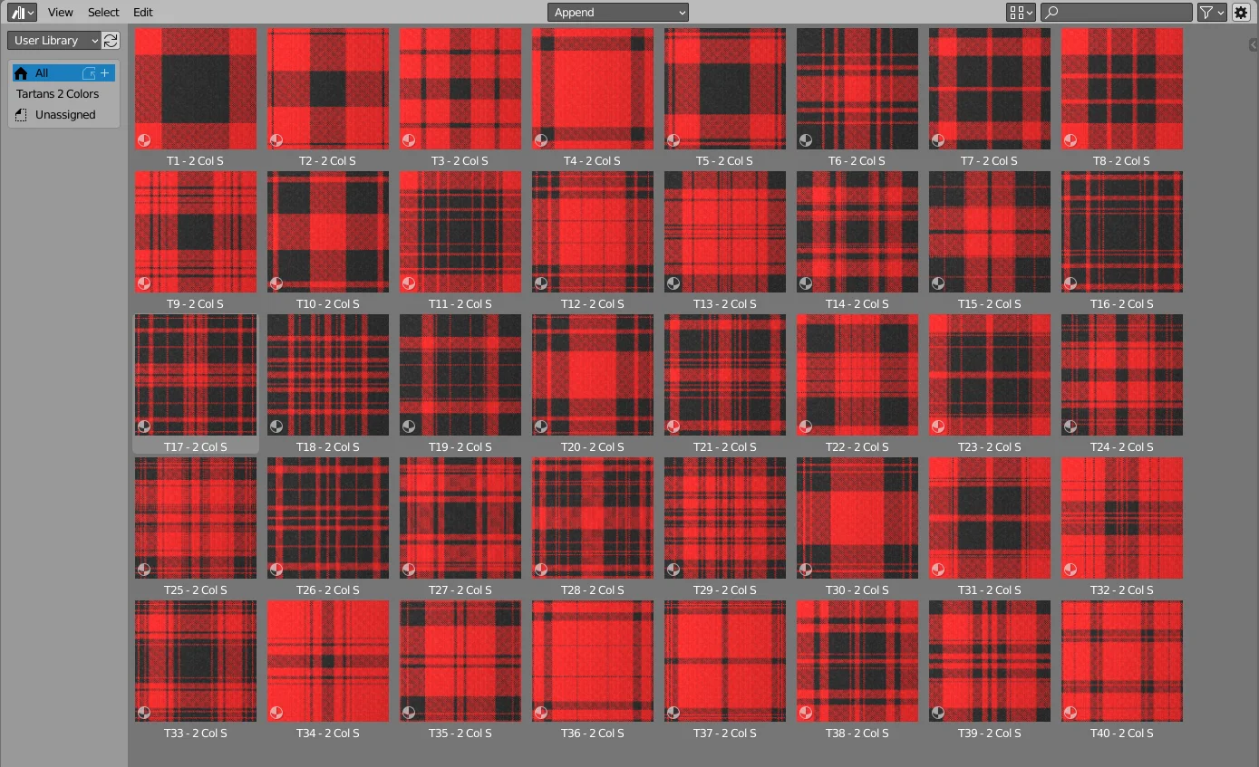 Procedural Tartan Shader screenshot 5