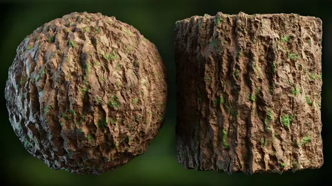 Procedural Tree Bark Material - Blender shaders