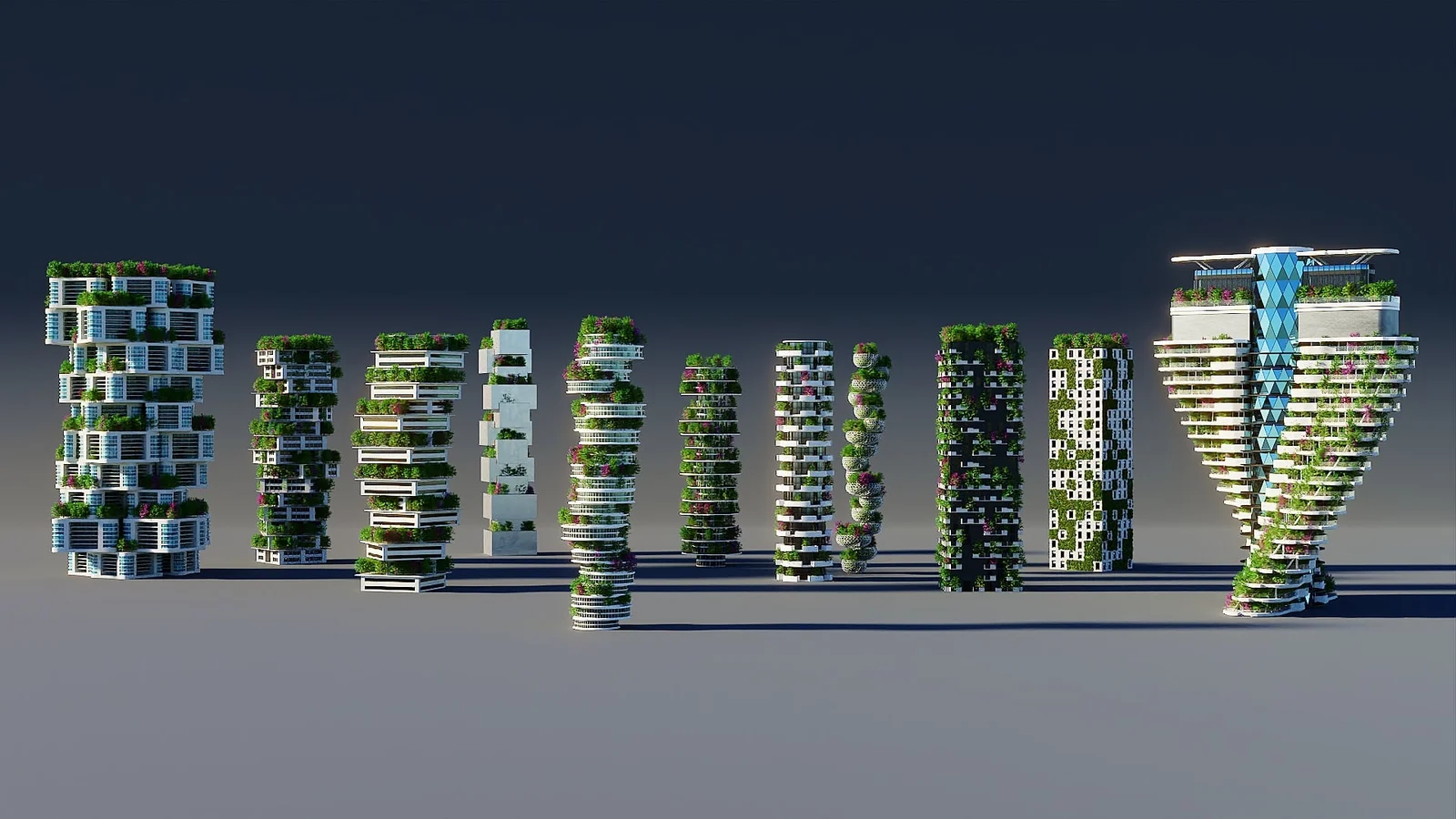 Procedural Utopian Buildings screenshot 5