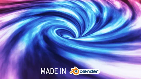 Procedural Vortex - Blender shaders