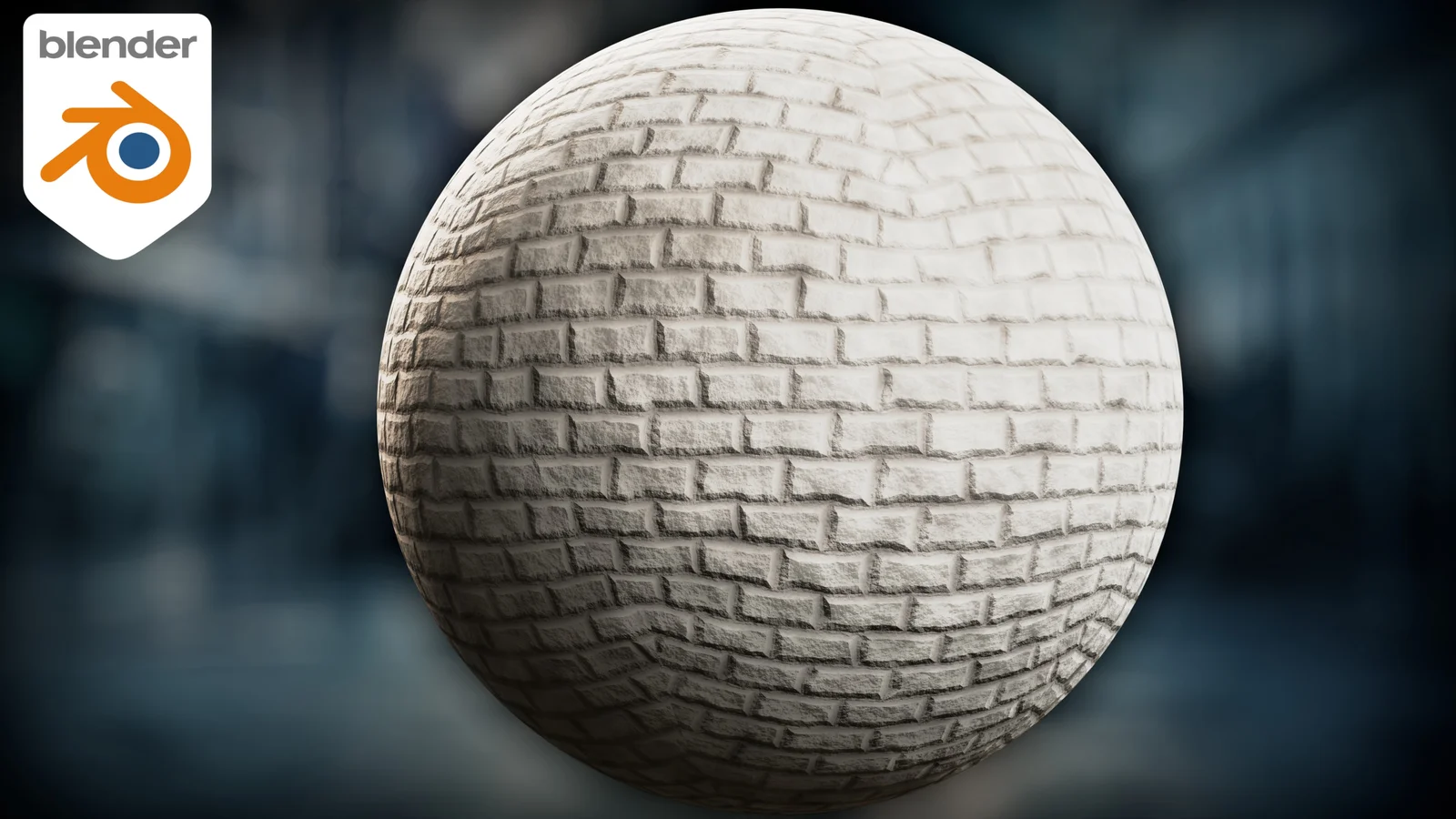 Procedural White Brick Material screenshot 3