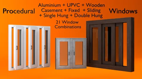 Procedural Windows - Blender addons