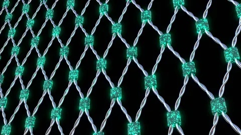Procedural Wire Netting Type 5 - Blender geometry nodes