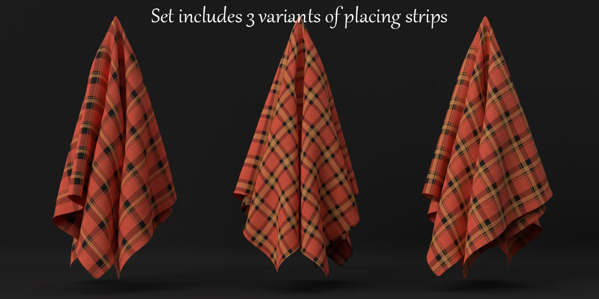 Procedural Woolen Tartan Fabric screenshot 3