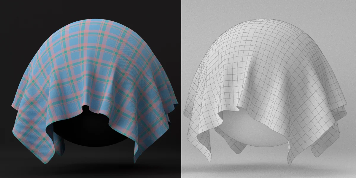 Procedural Woolen Tartan Fabric screenshot 4