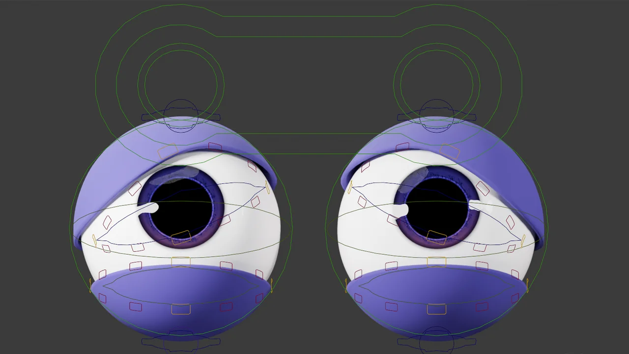 Professional Eyelid Rig screenshot 2