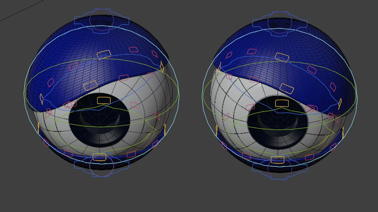 Professional Eyelid Rig screenshot 3