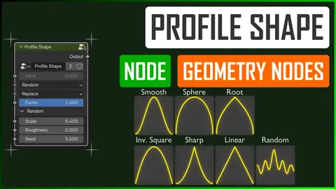 Profile Shape Node - Blender geometry nodes