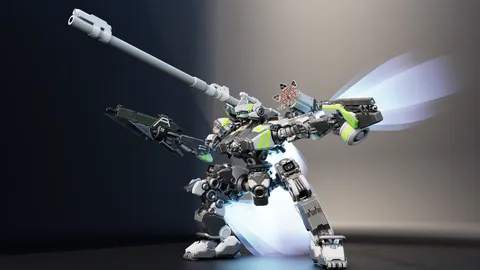 Project 01 Mech - Blender 3d models