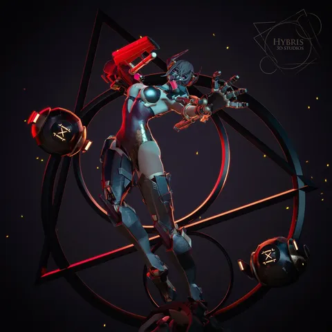 Project Code RED Dynamic - Blender 3d models