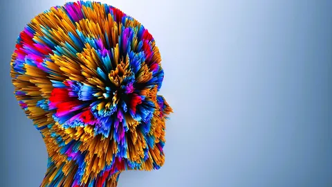 Abstract 3D Face Art Project - Blender scenes