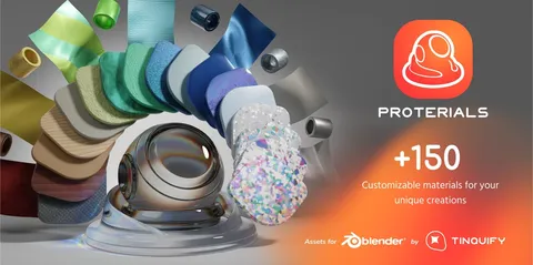 Proterials - Blender shaders