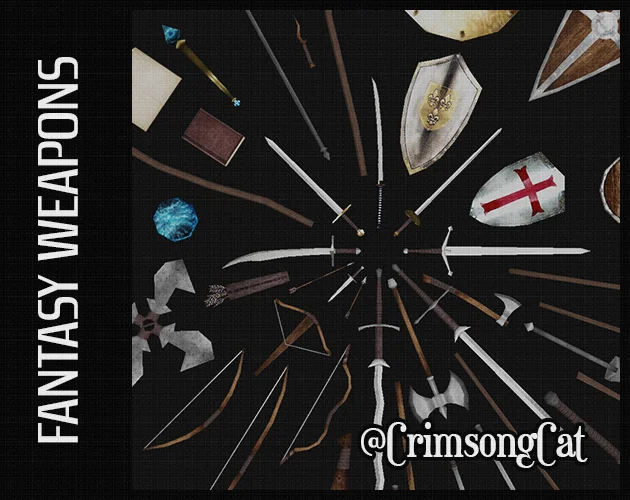 PS1 Fantasy Weapons Pack screenshot 7