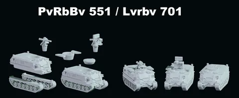 PvRbBv 551 and Lvrbv 701 - Blender 3d models