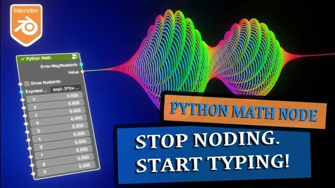 Python Math Node - Blender geometry nodes