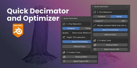 Quick Decimator Optimizer - Blender addons