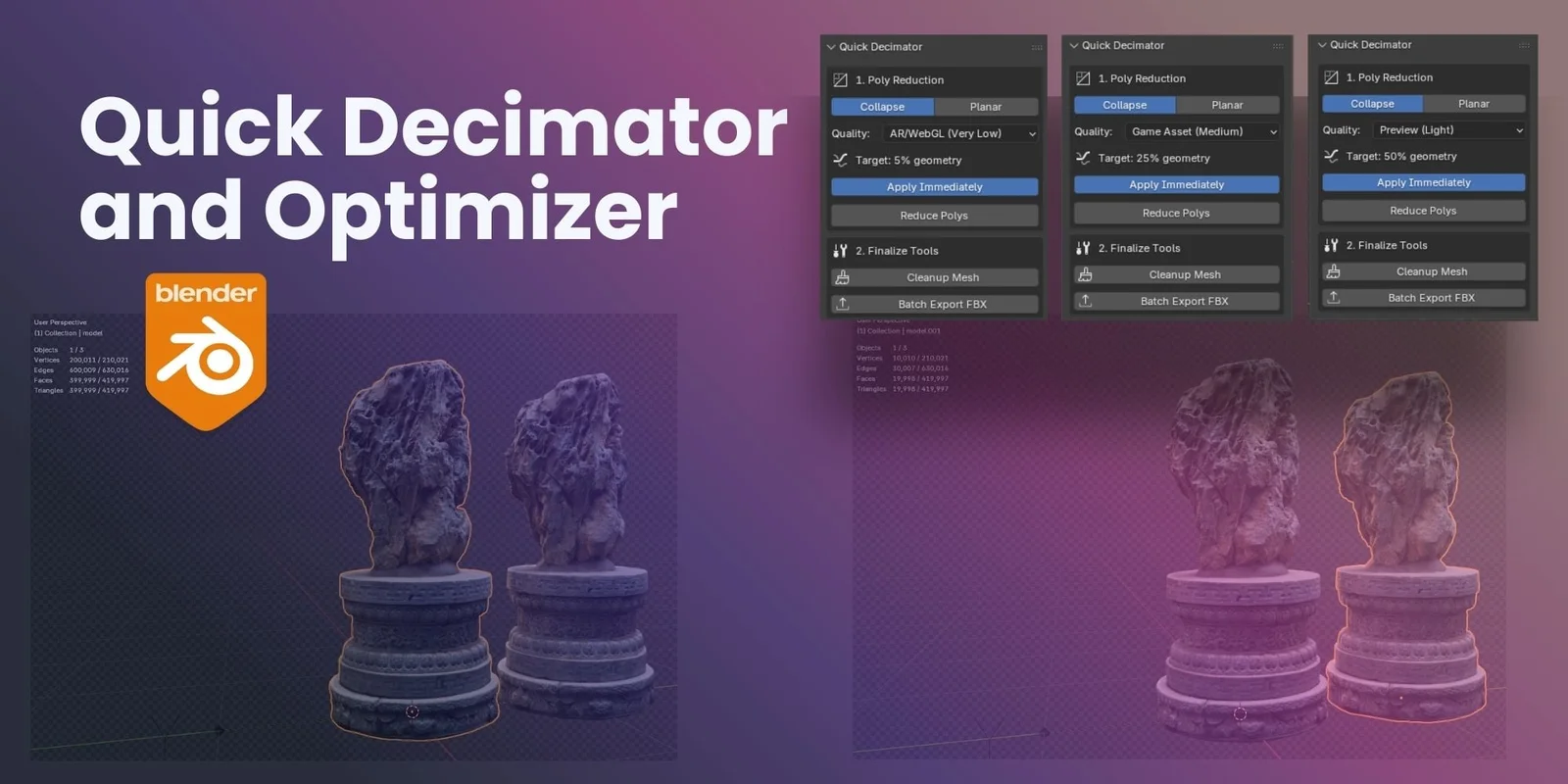 Quick Decimator Optimizer screenshot 4