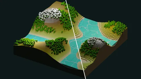 Quick Landscape - Blender scenes