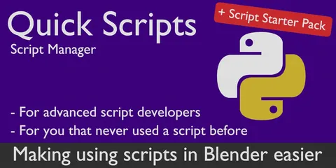 Quick Scripts - Blender addons
