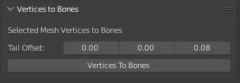 Vertices To Bones screenshot 2