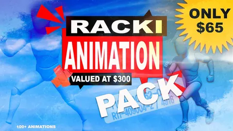Racki Animation Pack - Blender 3d models