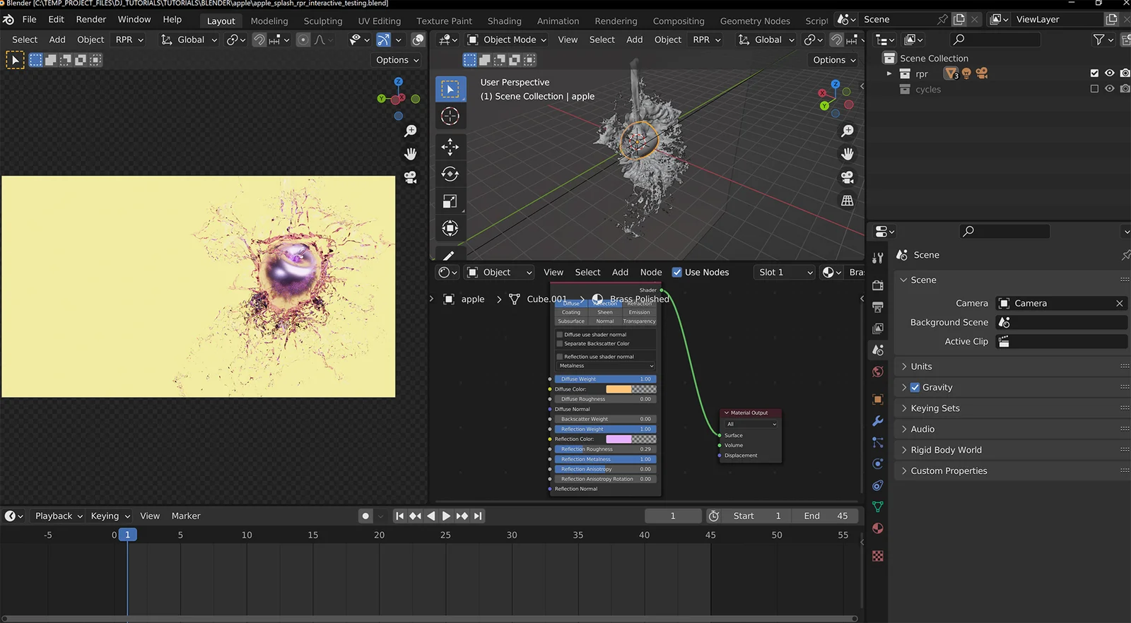 Fluid Splash Project File screenshot 2