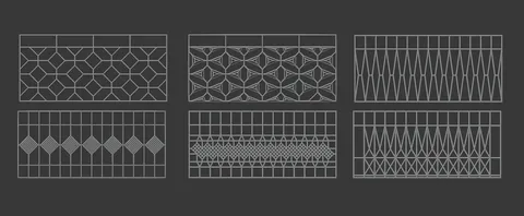 Railing Pack - Blender 3d models