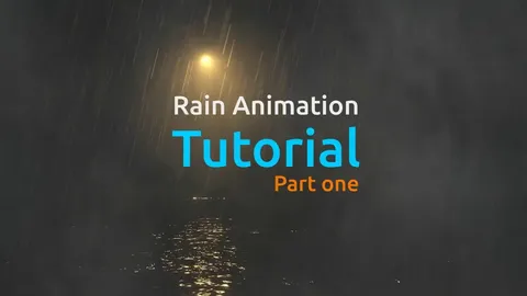 Rain 3D Animation - Blender scenes