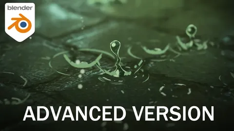 Rain and Splashes Advanced - Blender geometry nodes