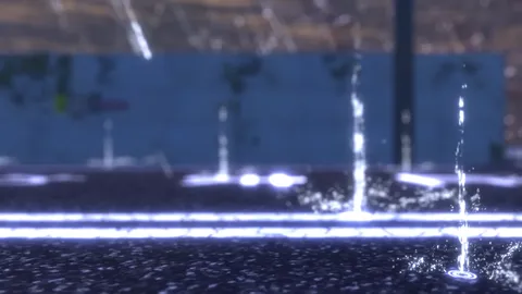 Rain Splash Clips - Blender textures & materials