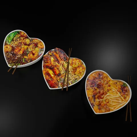 Ramen Bowls - Blender 3d models