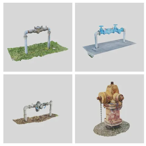 Random Assorted 3D Scans - Blender 3d models