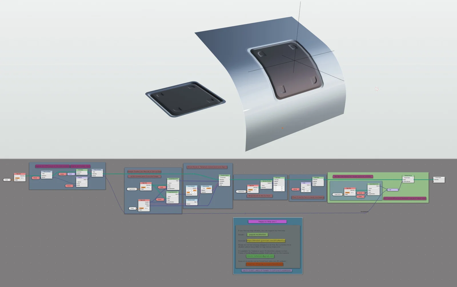 Random Geometry Nodes Scenes screenshot 3