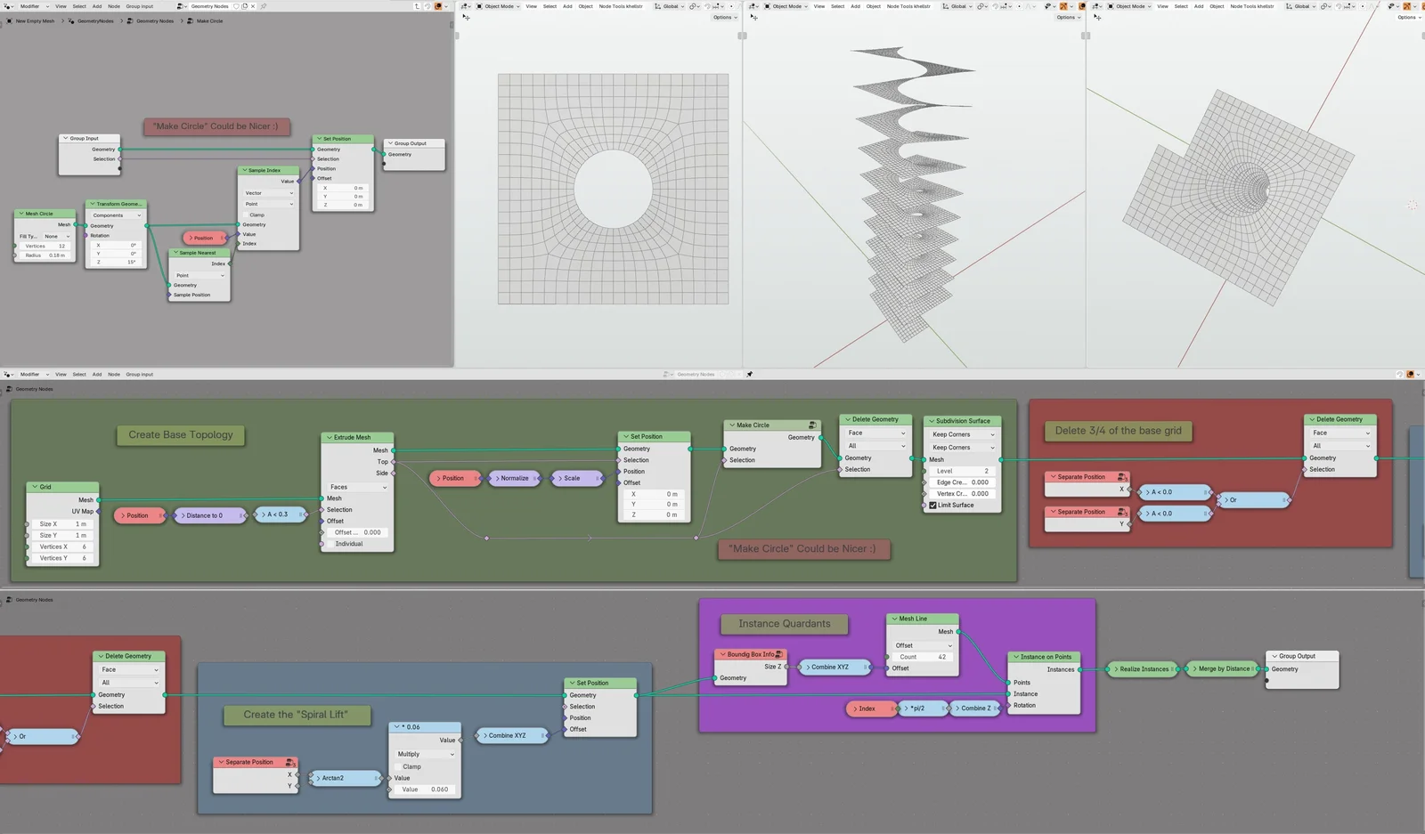 Random Geometry Nodes Scenes screenshot 4