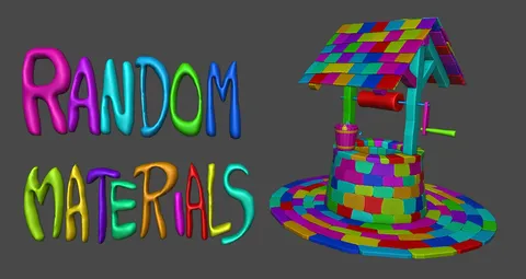 Random Materials - Blender addons