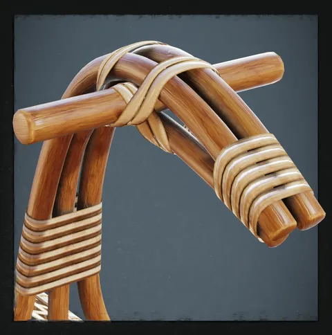 Rattan Rocker Workflow - Blender tutorials & courses