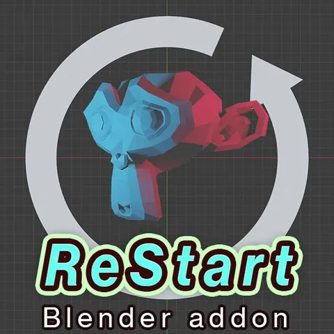 Re Start Blender - Blender addons
