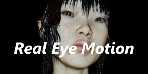 Real Eye Motion - Blender geometry nodes