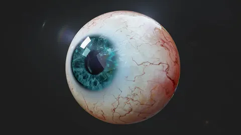Realistic 3D Eye - Blender 3d models