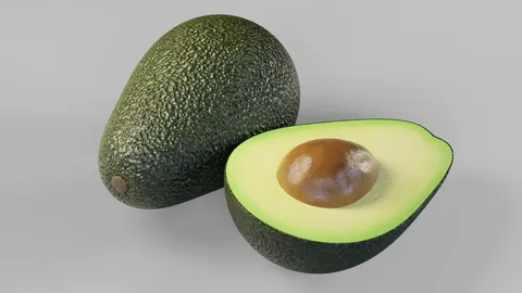 Realistic Avocados - Blender 3d models