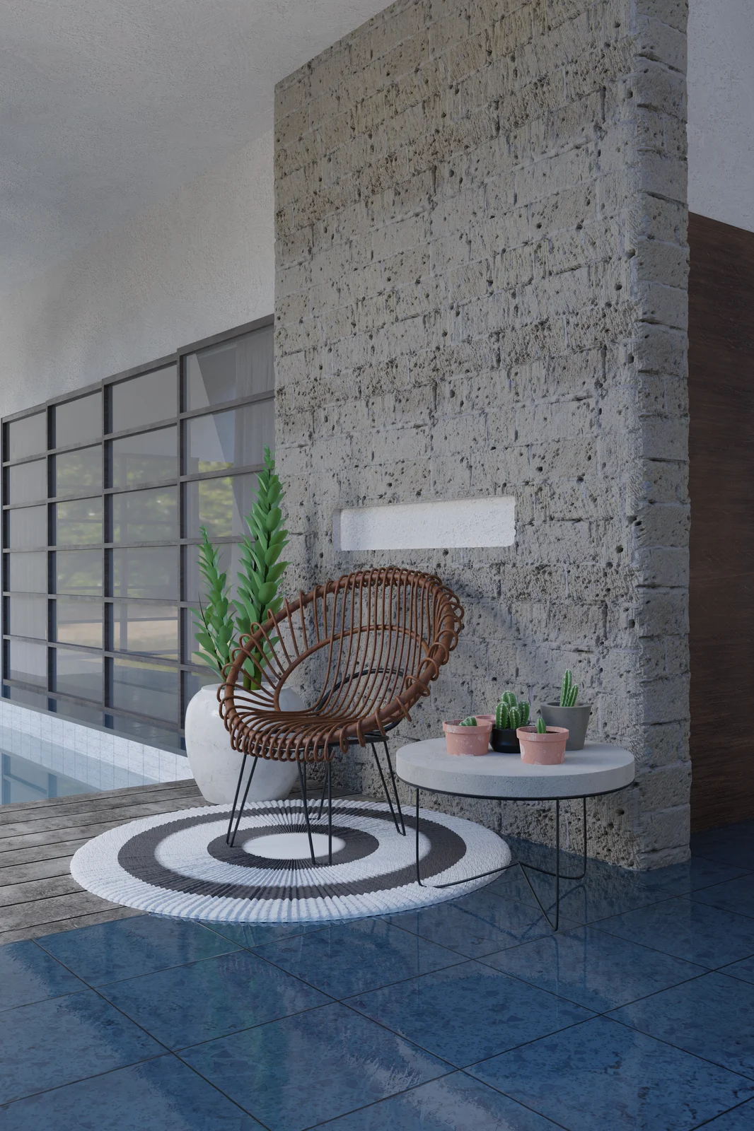 Realistic Balcony Scene screenshot 2