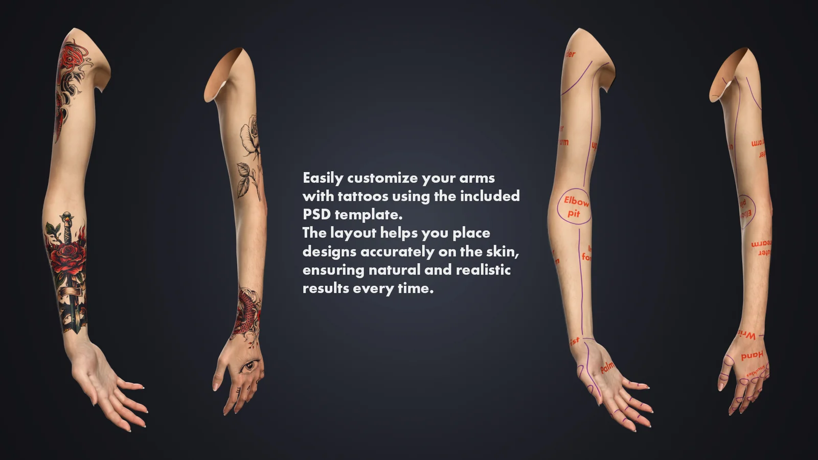 Realistic Female Arms screenshot 4