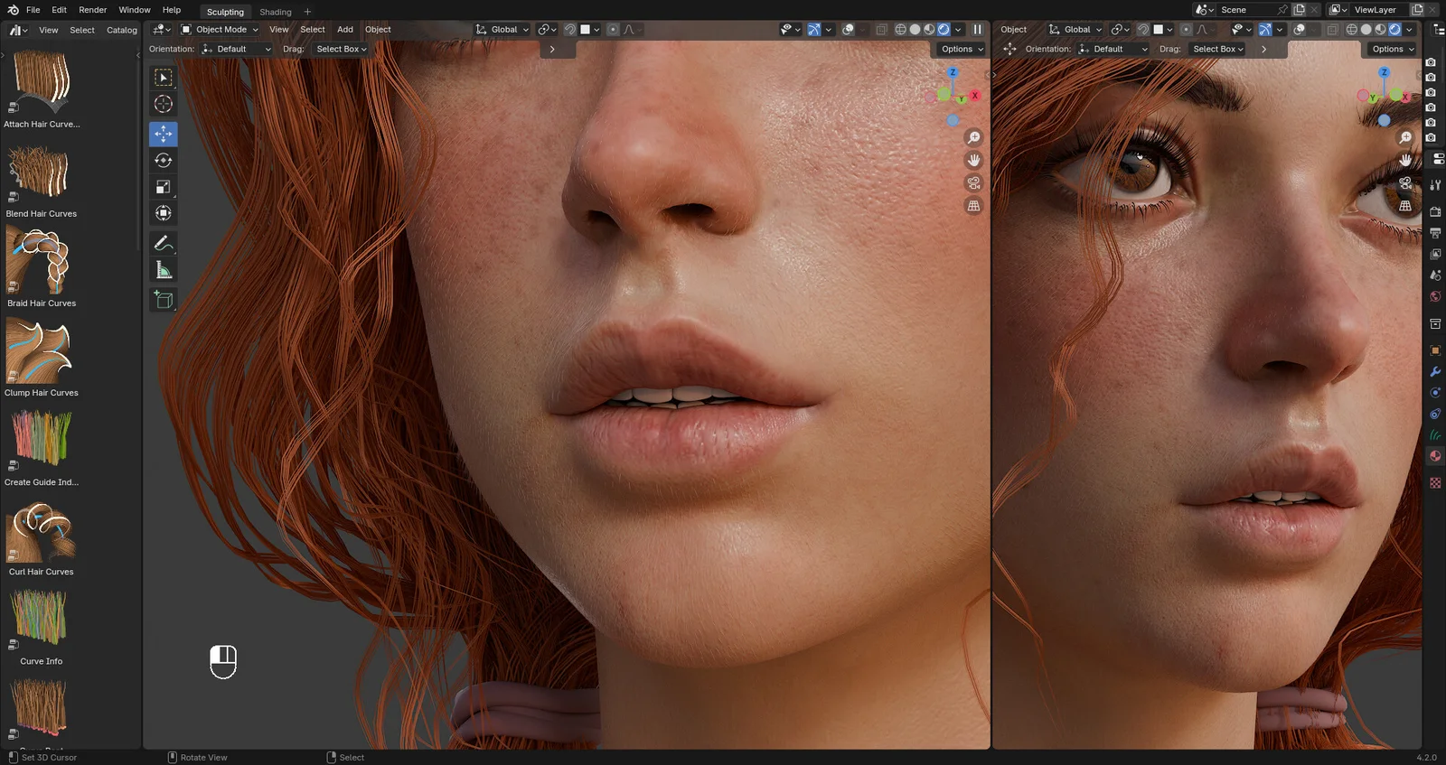 Realistic Girl Portrait Modeling screenshot 2