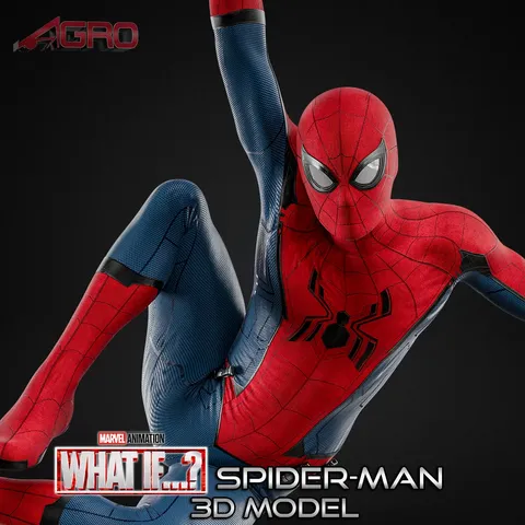 Realistic Spider-Man - Blender 3d models