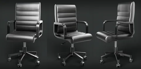 Realistic Office Chair - Blender 3d models